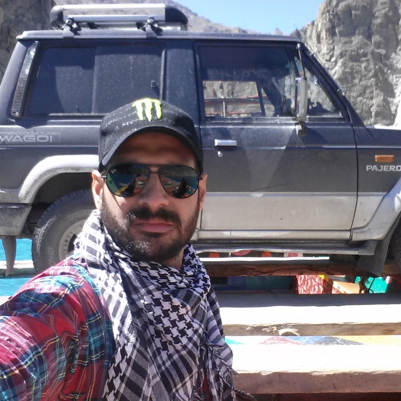 Pajero on Boat, Attabad Lake, Hunza
